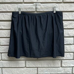 Krista Black Skirted Swim Bottom Sz 3X